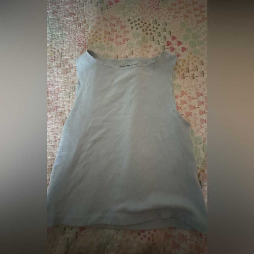 light blue brandy tank top